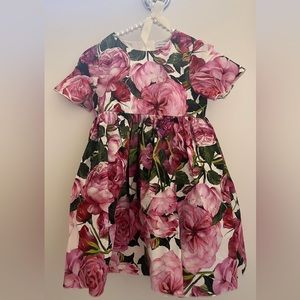 Kids Dolce & Gabbana Floral print cotton dress